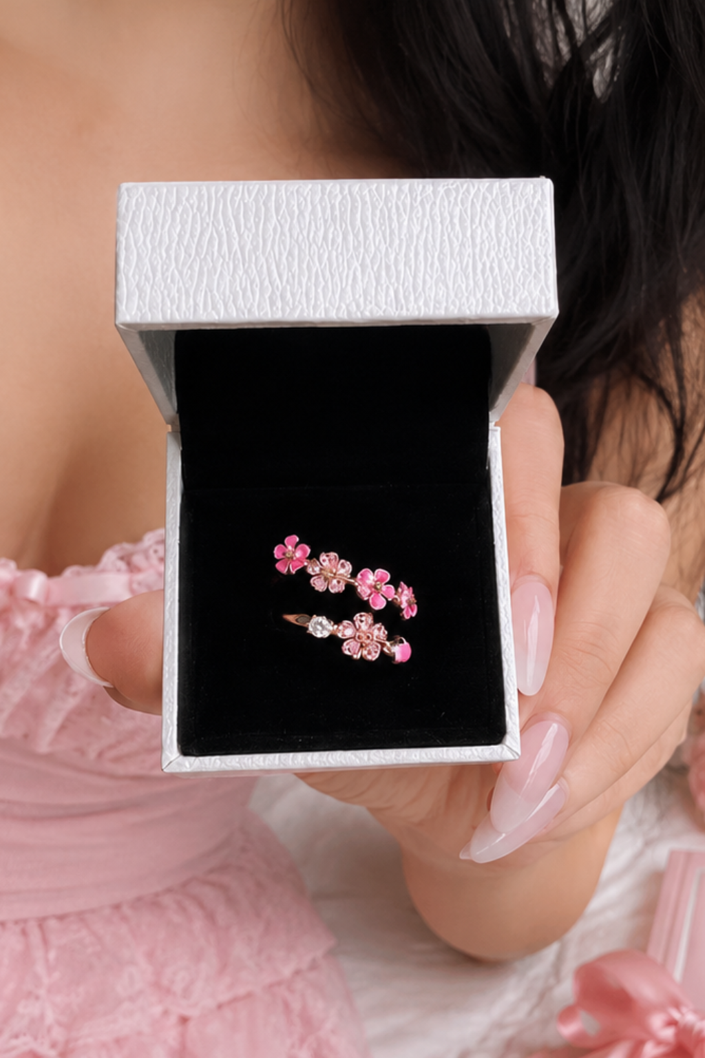 Gulabi Phool Ring